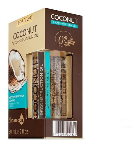 Aceite Tratamiento Kativa Coconut 60 Ml