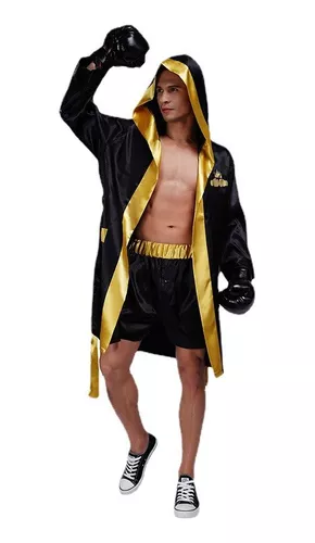 Disfraz De Boxeador Para Hombre, Disfraz Corto De Combate Pa
