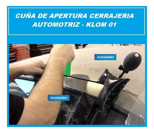 Imagen 3 de 10 de Ganzua Cuña Apertura Cerrajeria Automotor Klom Km-01
