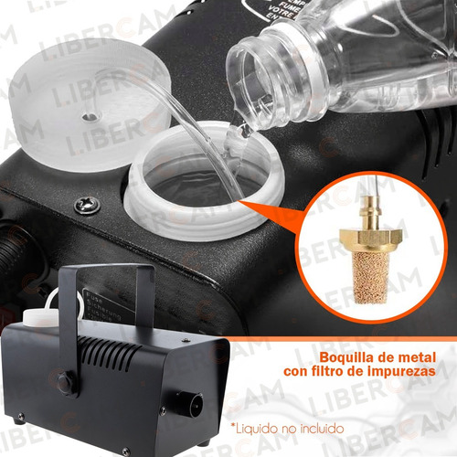Imagen 8 de 10 de Maquina De Humo 600w C/control Inhalambrico
