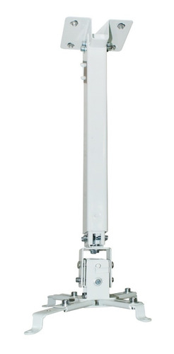 Soporte Para Proyector A Techo, 28 Y 35 Cm. 10kg. Blanco
