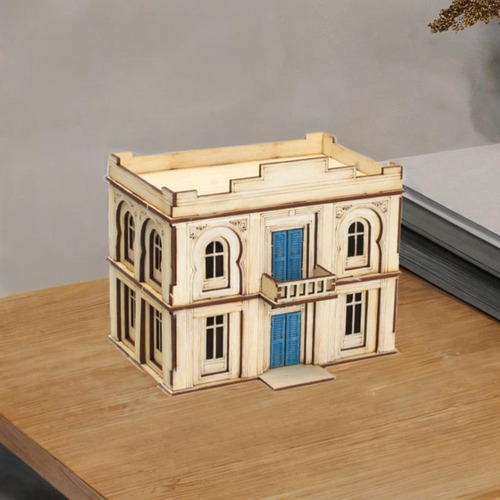 - Kits De A Escala 1/72, Edificios De Bricolaje, 2 Pisos