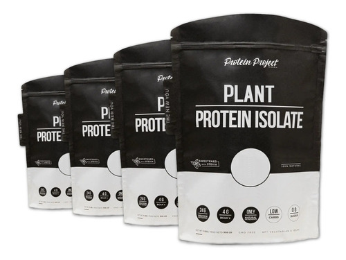 4 Plant Protein Isolate Protein Project Proteina Vegana 908g