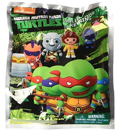 Tortugas Ninja Serie 2 3d De Espuma Ciega Bolsa.