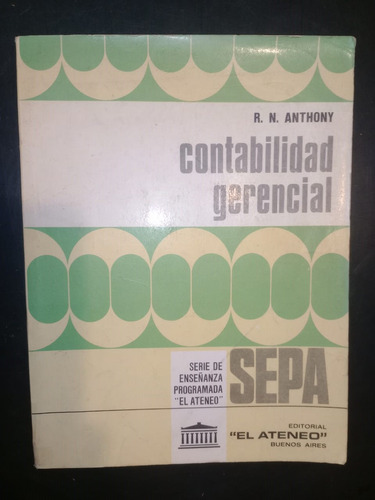 Libro Contabilidad Gerencial Robert Anthony