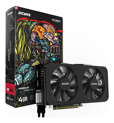Placa De Vídeo Amd Radeon Geforce Rx 570 Gddr5 4gb Pcyes