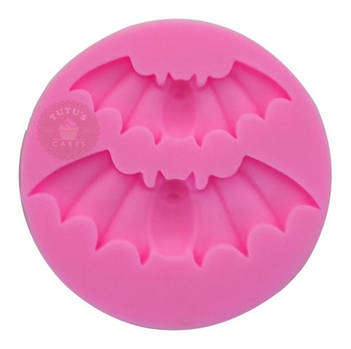 Imagen 2 de 6 de Molde Silicona Murcielago Halloween Fondant Porcelana
