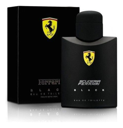 Perfume Masculino Ferrari Black Original 125 Ml