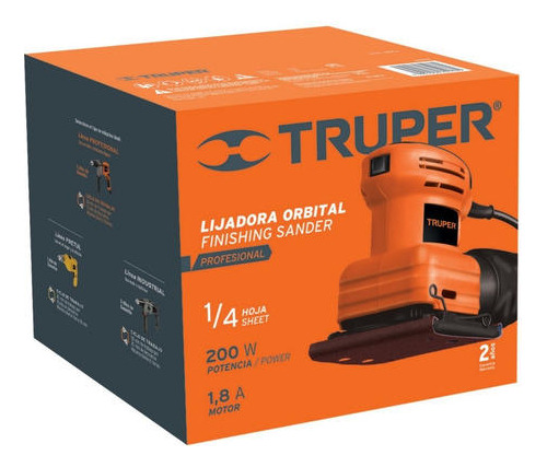 Lijadora Orbital 200w 1/4 Truper Profesional Envio Gratis
