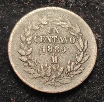 Comprar Moneda Antigua Un Centavo 1889, En Cobre