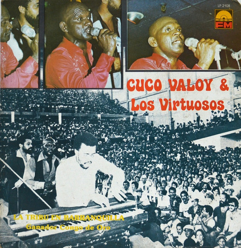 Disco Lp Cuco Valoy Y Los Virtuosos-la Tribu En Barranquilla