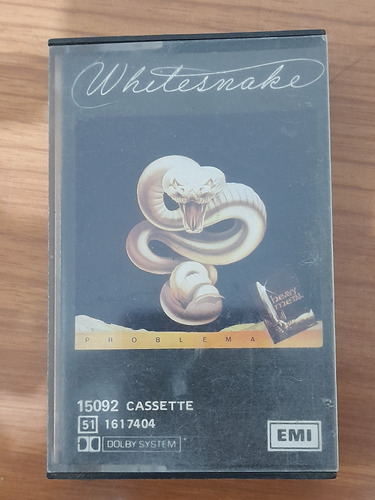 Cassete Whitesnake. Trouble. Edición Nacional Año 1978