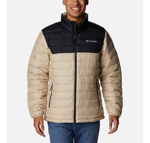 Campera Columbia Beige Powder Lite - Envios En El Dia