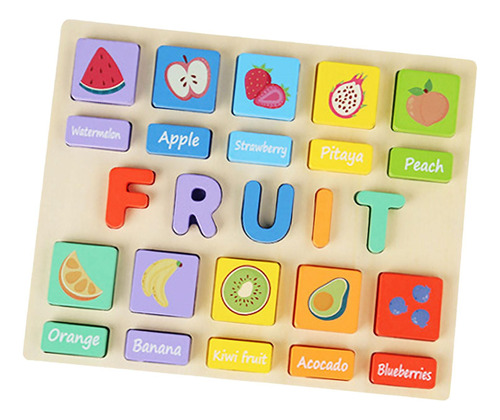 Set De Juegos Educativos Montessori, Juguete Fruta