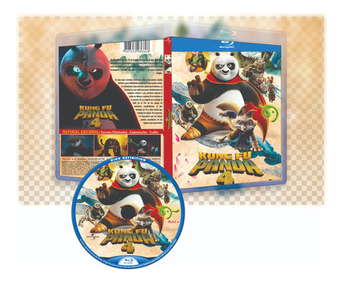 Kung Fu Panda 4, Edicion Blu-ray, Audio Envolvente 5.1