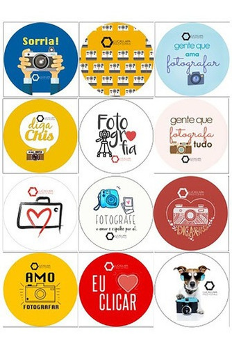 Imagem 3 de 6 de Mochila Fotográfica Pix Photopro + 5 Bottons Aleatórios