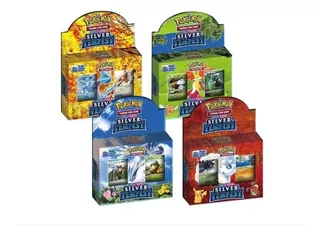 Kit 54 Cartas Pokémon Go Nintendo Coleção Pikachu Caixa