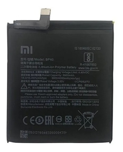 Bateria Pila Bp40 Xiaomi Mi 9t Pro - Redmi K20 Pro Tienda