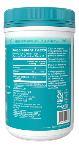Marine Collagen - Vital Proteins (221 Gr)