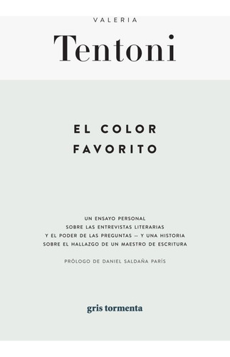 El Color Favorito . Valeria Tentoni