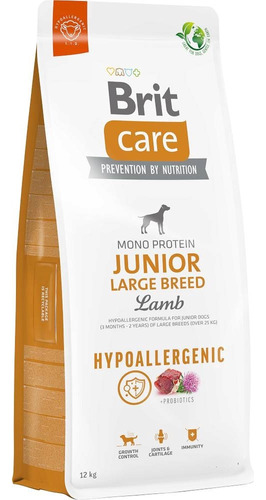 Brit Care Dog Hypoallergenic Junior Large Breed Lamb 12kg