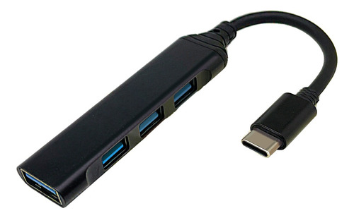 Hub Usb Otg Type-c 4 Porta Pc/smartphone/tablet - A058