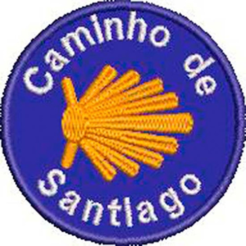 Patch Bordado Caminho De Santiago 5x5 Cm Cód.2043