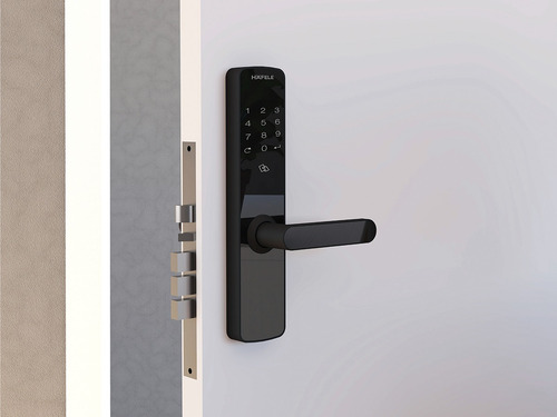 Cerradura Digital Dl 7100 Hafele Inteligente Huella Negro