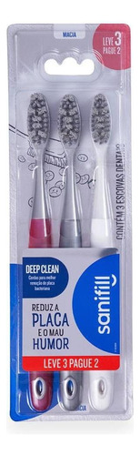 Escova Dental Sanifill Deep Clean 3un