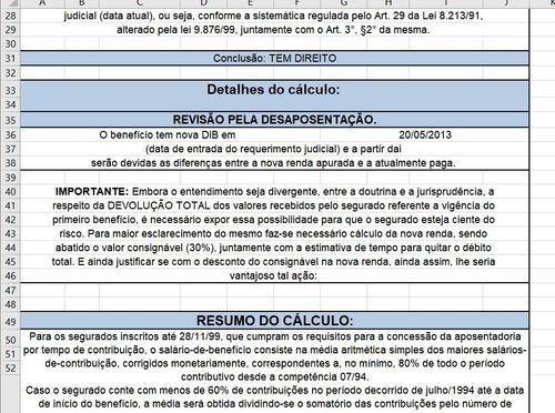 Planilha Calculo Revisional Toda A Vida Desde 1964 Atualizad