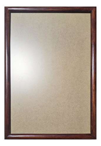 1 Marco De Madera Con Vidrio Anti 50x70cm, Todo Incluido Encino Americano