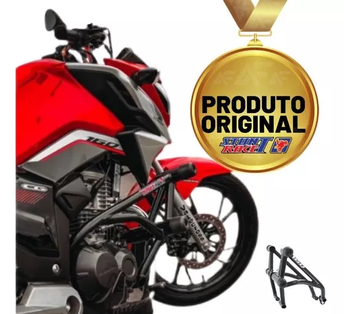 Protetor De Motor Titan Fan Cg Start 160 Manobras Grau Stunt Stant 2016  2017 2018 2019 2020 2021 2022 2023