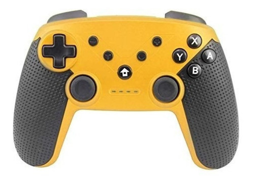 Control Inalambrico Para Nintendo Switch Android Pc Nfc Color Amarillo negro