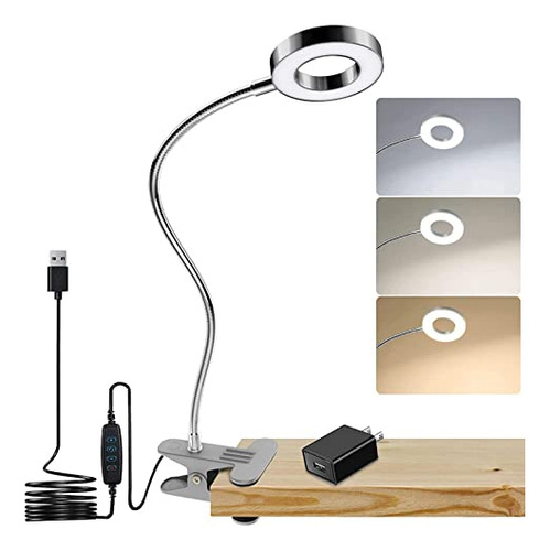 Luz De Lectura Regulable Con Clip, 48 Luces Led Usb Para Cam