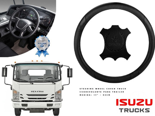 Funda Cubrevolante Trailer Truck Piel Isuzu Elf 500 2024