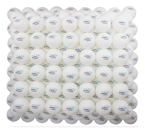 Pelotas De Tenis De Mesa 200 Unidades Entrenamiento Avanzado Blanco