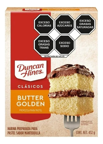 5 Pza Harina Para Pastel Duncan Hines Clásicos 432 G