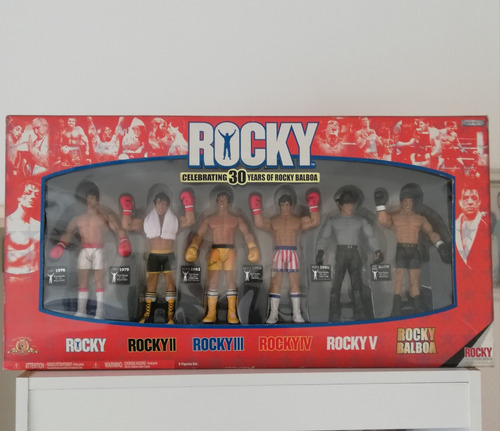 Muñecos Rocky Balboa 30 Aniversario Las 6 Figuras De La Saga