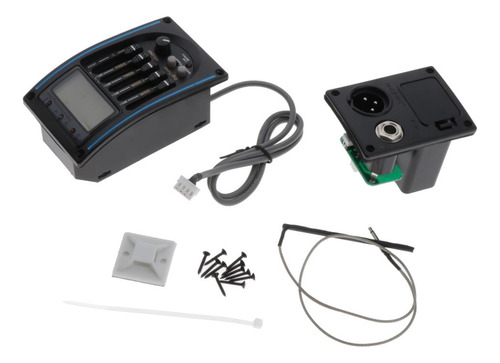 Guitar Pickup Eqlc-5 Band Guitar Preamp Eq Piezo W / Control