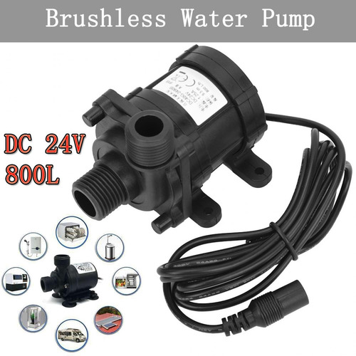 Nuevo Mini Bomba De Agua Sin Escobillas Dc 24 V 800 L/h