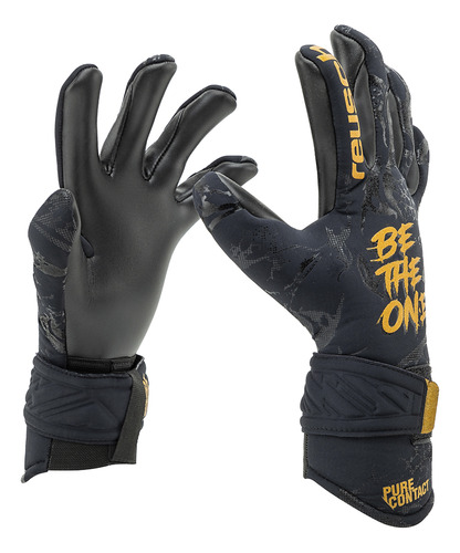 Guantes De Arquero Reusch Pure Contact Negro Solo Deportes