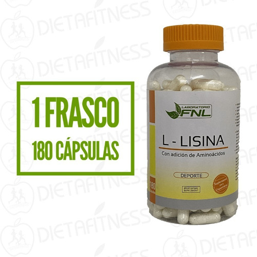 Lisina Fnl 180 Caps Lysine Aminoacidos Dietafitness