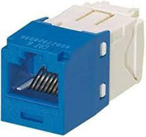 10 Jack Panduit Categoria 6 Color Azul  Cj688tgbu Original