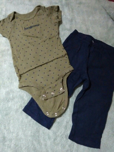 Conjunto Body Carter´s Talla 12 Meses