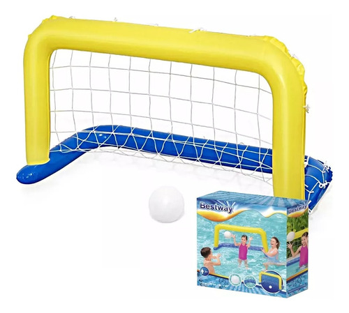 Cancha Fùtbol Juego Piscina Inflable Bestway Malla 142cm