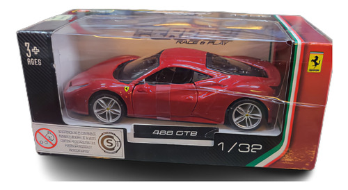 1/32 Burago Metal Coleccion 488 Gtb 