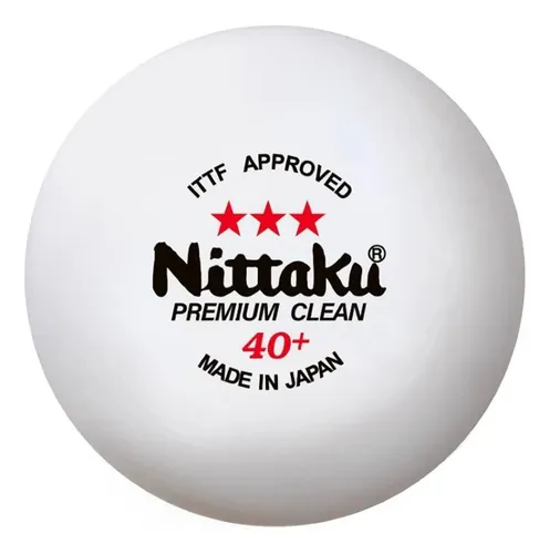 Pelota Ping Pong Nittaku 3 Estrellas Set 3 Unidades Mmsports Color Blanco