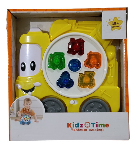 Pack 3 Pz Juguetes Para Bebé Con Luz Y Sonido Kidz Time