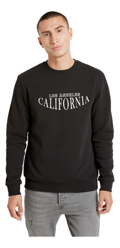 Buzo Crewneck Algodon Los Angeles California Ciuadades 