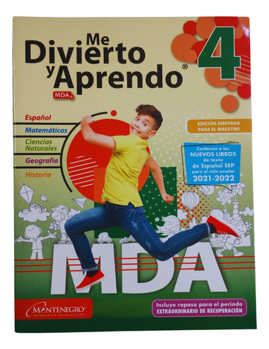 Me Divierto Y Aprendo 4° Edición Anotada Para El Maestro
